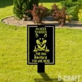 thumbnail image 4 of C-craft Shiba Inu Guard Dog on Duty Yard Sign for Enhanced Security, Funny Warning Yard Sign Stake, 4 of 4