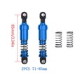 thumbnail image 3 of 2x Aluminium Big Bore Shocks Oil Damper Aluminium Alloy Smooth For 1/10 RC Crawler LCG Cheater Rigs SCX10 TRX4 Front Rear Blue 2, 3 of 9