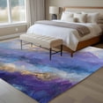 thumbnail image 4 of 5x7 Area Rugs for Living Room, Abstract Oil Painting Non Slip Area Rugs for Kitchen Bedroom Entryway, Vintage Modern Art Forest Mountain Washable Carpet Runner Rug Floor Mats for Bedroom Home Decor, 4 of 8