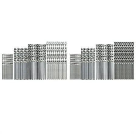 80Pcs Titanium Twist Drill Bit Set,Cobalt Metric Drill Bits 0.5mm - 2.0mm for Metal,Stainless Steel Sets Small Drill Bit
