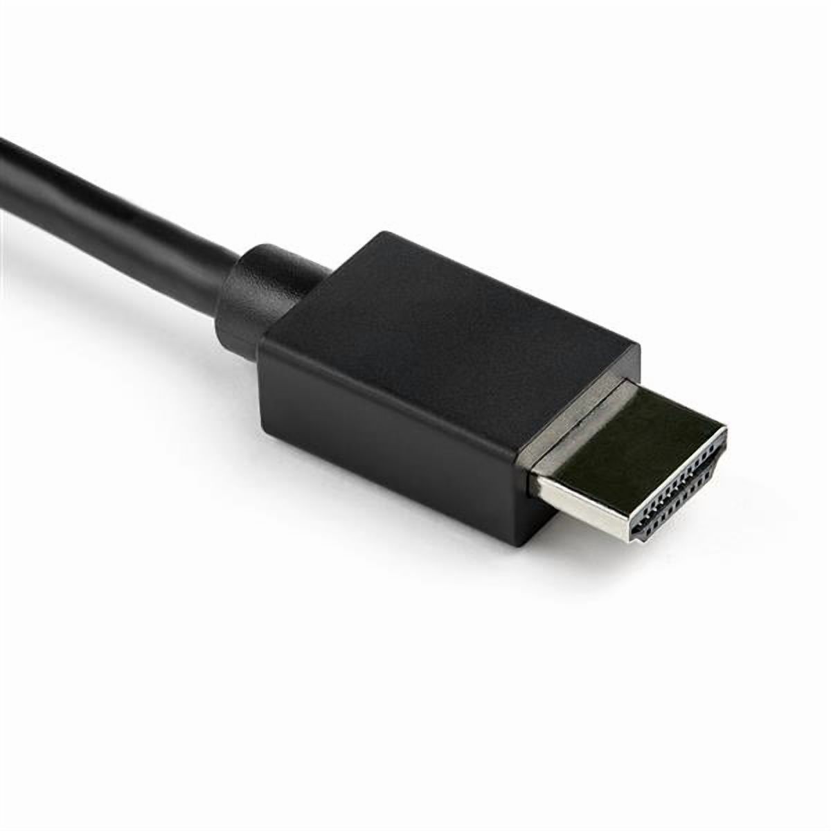 StarTech.com VGA2HDMM6 6 ft. (1.8 m) VGA to HDMI Adapter, USB-Powered, 1080p - Black