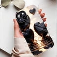thumbnail image 5 of Sleek Black Heart - Shaped iPhone Case, Luxury Glossy Design for Valentine’s Day Gift Lovers, Compatible with iPhone 11/12/13/14/15/16 (Pro Max/Plus), 5 of 9