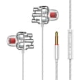 thumbnail image 2 of Auriculares intraaurales con cable para juegos, resistentes al sudor, de 3,5 mm. Nuevo 150cm Blanco, 2 of 9