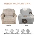 SKYSONIC Couch Covers Chair Cover, Pattern Cute Bear Head Stretch 1