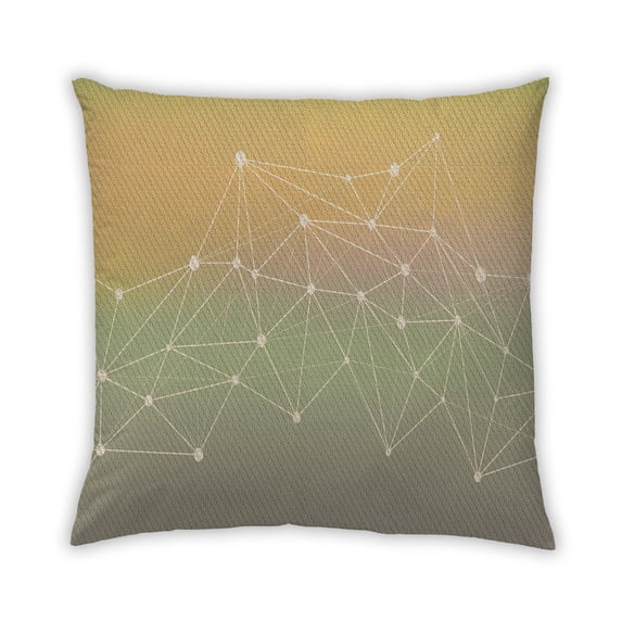 Ahgly Company Indoor Square Contemporary Throw Pillow, 18 inch by 18 inch