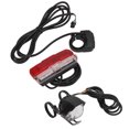 thumbnail image 3 of 24V 36V 48V Electric Bike Light, Durable Heat Resistant Corrosion Resistant Double Switch Bike Front and Rear Light Set Nonslip with Screw for Riding, 3 of 7