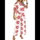thumbnail image 2 of Conjunto de 2 Piezas de Chándal de Verano para Playa con Camisa de Corta y Botones para Mujer, Top Estampado, Pantalones Cortos de Descanso Girasol S, 2 of 10