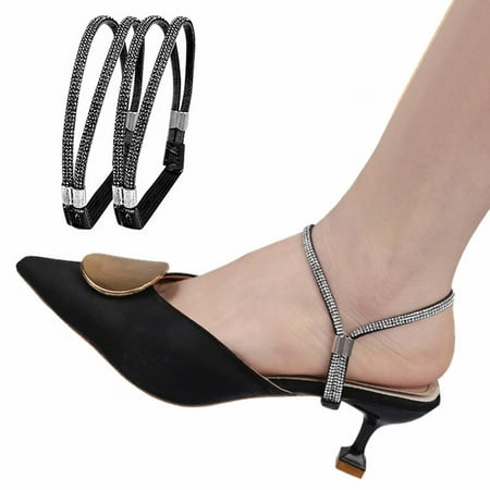 

ZHIYU Shoe Straps For Heels Detachable Shoe Straps For Heels Shoe Belt Ankle Strap Women s Laces Anti Loose Shoelace Accessories For Holding Loose High Heel (Classic Style) H