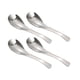 thumbnail image 5 of Cucharas de sopa gruesas pesadas de 4pcs cucharas de sopa de cuchara de acero inoxidable (tamaño medio), 5 of 5
