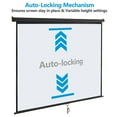 YTBW 120" 11Hd Diagonal Dimension Pull Down Projection Screen Hd Movie