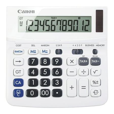 Canon TX-220TSII Portable Display Calculator, 12-Digit, (Best Android Calculator Widget)