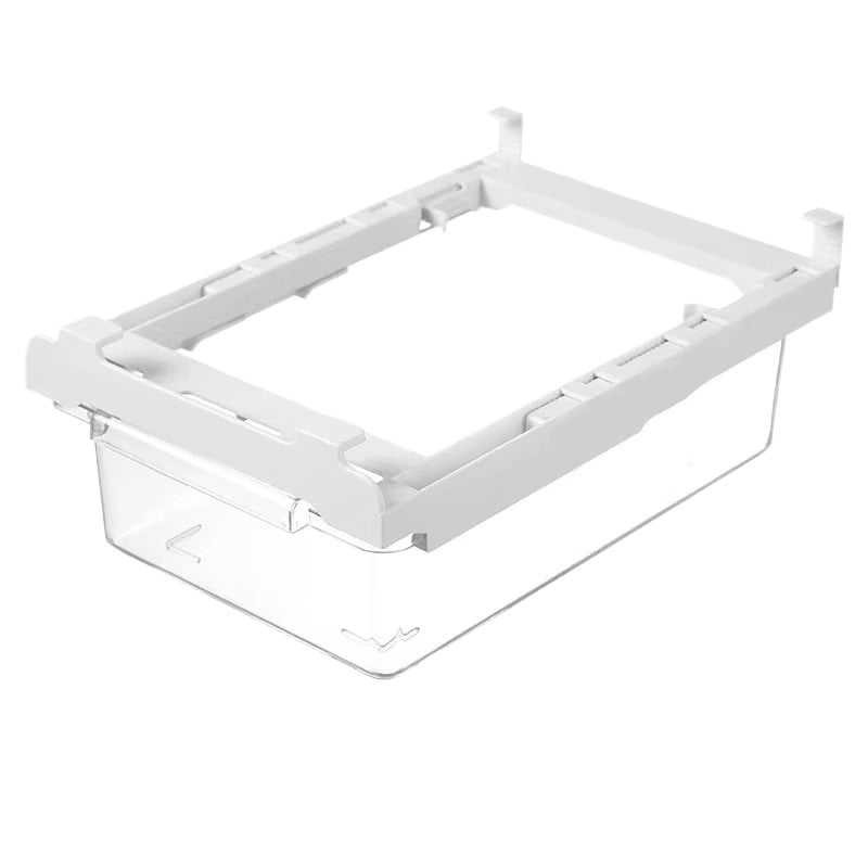 Refrigerator drawer style storage box, hanging basket, hanging eggs inside for kitchen preservation, frozen storage rack