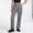 Dark Gray women cargo pants elastic waist a1, variant on Cagogo Women's Cargo Trousers Elastic Waist Casual Hiking Loose Long Pants with Pockets Summer Outdoor Travel Work Drawstring Bottoms, Gray M