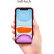 thumbnail image 4 of Funda de silicona para iPhone 11 (2019) de 6,1 pulgadas, funda protectora de cuerpo completo con tacto suave y sedoso, funda a prueba de golpes con forro de microfibra (rojo), 4 of 5