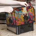 thumbnail image 7 of Fotbe Yellow Daisy Cow for Two Slice Toaster Cover, Fingerprint Protector, Super Soft Appliance Cover And Dust Cover,Bread Dust Cover & Fingerprint Protection, 7 of 7