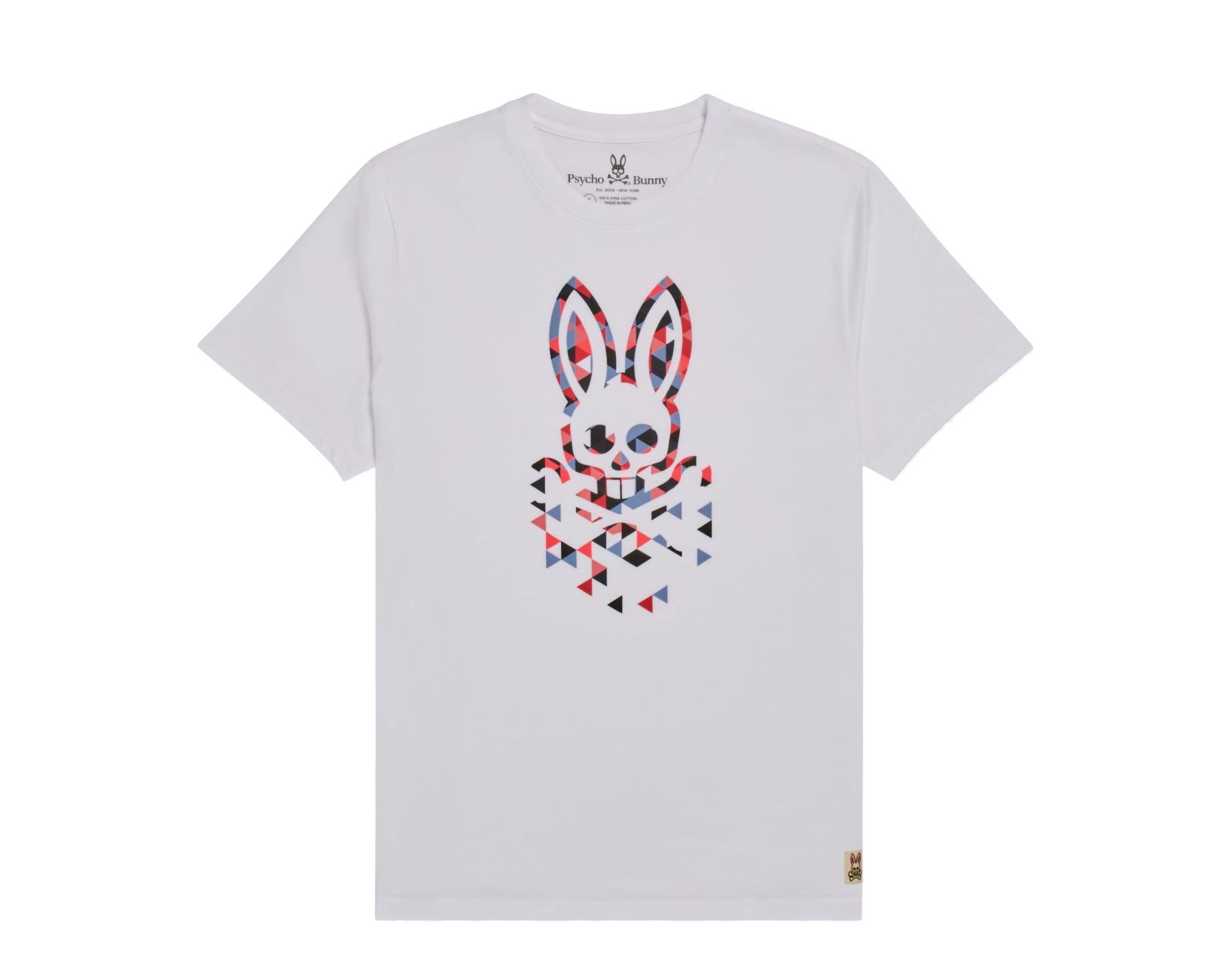 Psycho Bunny Alexander Graphic White 