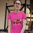 thumbnail image 3 of Tee Hunt Ford '76 Gran Torino Women's T-Shirt Novelty T-Shirt Classic Muscle Car Licensed Tee, Pink, Large, 3 of 5