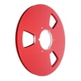 thumbnail image 1 of 10 Inch 1/4 Inch Tape Reel, Open Reel Excellent Sound Quality Counter Bending 3 Wind Resistance Holes 10 Inches Takeup Reel  for Recording Red, 1 of 7