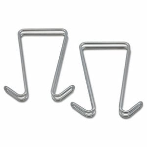 

Alera Double Sided Partition Garment Hook Silver Steel 2/Pack / PK