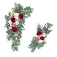 thumbnail image 2 of Boda Arco Flores Botín Puertas Delanteras Corona Para Decoración De Pared Fiesta En Casa SM SunniMix Flores de arco de boda, 2 of 7