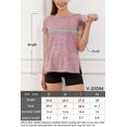 thumbnail image 7 of PARNIXS Women's Short Sleeve Split Side Pregnancy T-Shirts Maternity Clothes, Large, 7 of 7