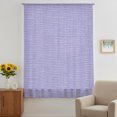 thumbnail image 3 of Purple Solid Color Sheer Curtains 108" Extra Long, Abstract Woven Texture Vintage Minimalist Light Filering Curtains, Privacy Drapes Simi Floor to Veiling Curtain for Living Room Window Treatment, 3 of 9