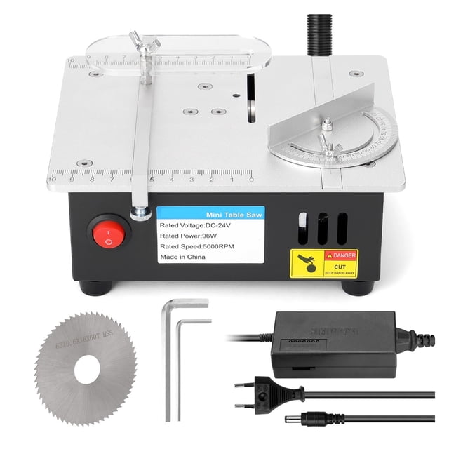 Mini Multifunctional Table Saw Electric Desktop Saws Small Household DIY Cutting Tool Woodworking Bench Lathe Cutter Machine ,Long Lasting