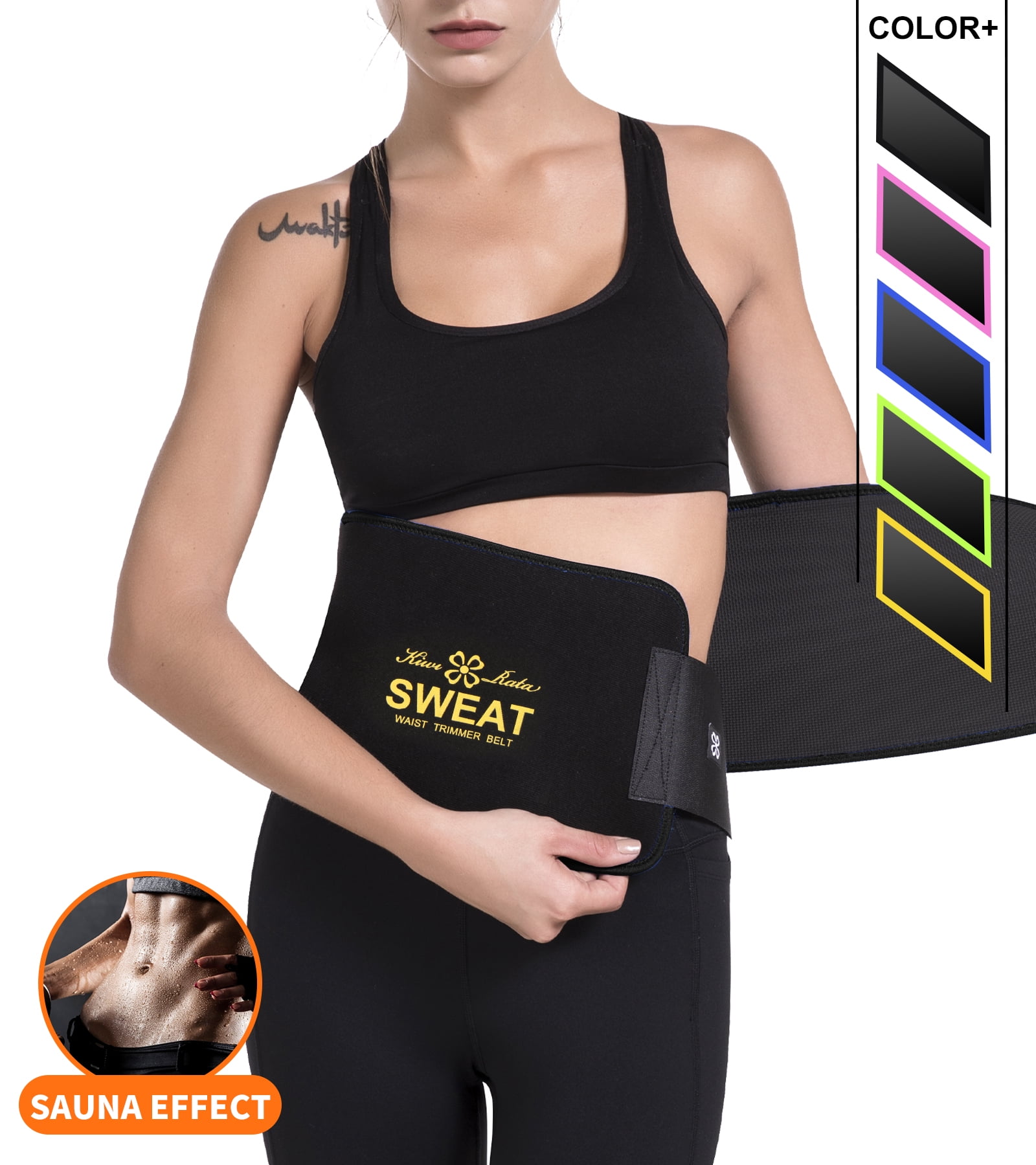 Men&Women Thermo Shaper Waist Trainer Trimmer Belt Sports Fitness Sauna Sweat US 
