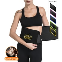 QRIC Sauna Sweat Waist Trimmer Body Shaper Premium Waist Trainer Workout Shapewear Wraping Belt