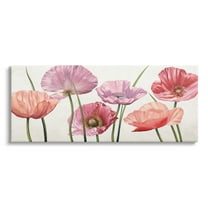 Stupell Mixed Poppies Vivid Petals Botanical & Floral Painting Gallery Wrapped Canvas Print Wall Art
