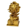 thumbnail image 2 of Escultura de león Adornos de león Artesanías realistas Estatua de león 3D coleccionable Figuras de león para decoración de escritorio, jardín, estudio, 2 of 8