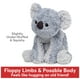 thumbnail image 2 of Peluche GUND Cozys Collection Koala 10 cm gris/blanco, 2 of 9