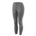 thumbnail image 6 of Sngxgn High Waisted Leggings for Women Full Length Women's Leggings(Grey,XXL), 6 of 9