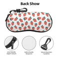 thumbnail image 3 of Xecao Strawberries for Eyeglass Case Soft Shell, Portable Sunglass Case, Fashionable Eyeglass Case with Zipper, Lightweight, 3 of 6
