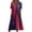 Z35Red, variant on Womens American Flag Star Striped Dress Short Sleeve Plus Size 250 Anniversary USA Patriotic 4Th of July Midi Dress Blue 3XL
