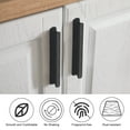 thumbnail image 5 of Uxcell Kitchen Cabinet Handles Hole Center Brushed Cabinet Pulls Kitchen Drawer Hardware for Cupboard Drawer Pulls Gray 2.52 Inch (64mm), 5 of 7