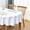 White, variant on Oval Tablecloth 60x84 Inch Polyester Fabric Table Cloth Solid Beige Heavy Duty Table Cover Washable for Dinning Home Party