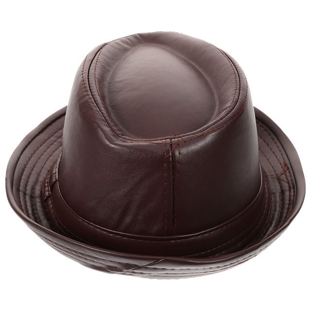 YSNOOWE 1Set Men Fedora Hat Warmth Artificial Retro Style Autumn and Winter Seasons