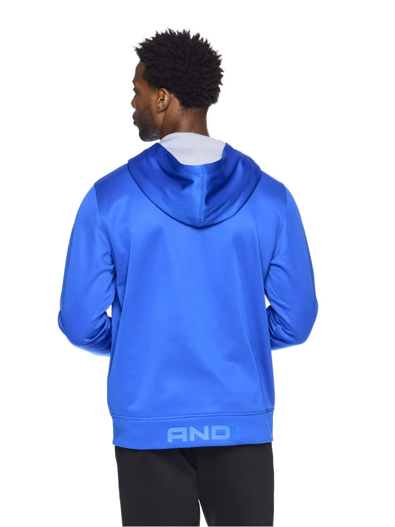 And1 Mens and Big Mens Breakaway Half Zip Hoodie, up to Size 5XL