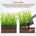 thumbnail image 2 of Handheld Stainless Steel Weeding Stirrup Hoe Soil Loose Rank Grass Trimming Rake Farm Garden Agriculture Tools, 2 of 8
