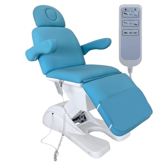 Camilla Cama Electrica Spa Unidad Dental Faciales Pestañas azul