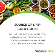 NaturesPlus Source of Life GOLD Multivitamin Liquid - 30 oz - 30 Servings
