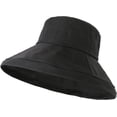 thumbnail image 4 of CoCopeaunts Classic Wide Brim Bucket Hat Women Summer Outdoor Travel Fisherman Hat Ladies Casual Sun Protection Beach Hats, 4 of 8