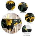 thumbnail image 6 of Sunflower Black Tablecloths Waterproof Kitchen Items Coffee Table For living Room Home Decor Dining Table Nappe De Table, 6 of 7