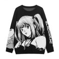 thumbnail image 1 of Ropa informal estilo Hip Hop para hombre, suéter de nota de muerte Harajuku, suéter de punto de chica de Anime de estilo japonés Retro, suéter de algodón de otoño para mujer Tan Jianjun unisex, 1 of 2