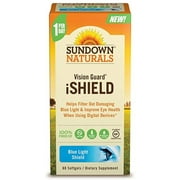 Sundown Naturals Vision Guard iShield Dietary Supplements, 60 ea (Pack of 2)