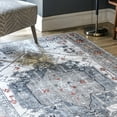 thumbnail image 5 of nuLOOM Leslie Transitional Printed Area Rug, 8' x 10', Leslie Blue, 5 of 5