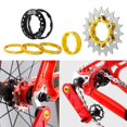 thumbnail image 3 of Lightweight Bike 19T Single Cassette Spacers Adapter Sprocket Freewheel Refit Parts Equipment - Golden, 3 of 9