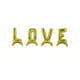 thumbnail image 1 of Realmax - Set de Globos de Aluminio Diseño Amor (Dorado), 1 of 2