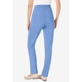 thumbnail image 3 of Woman Within Plus Size Petite Knit Hassle-Free Pull-On Elastic-Waist Pants, 3 of 4